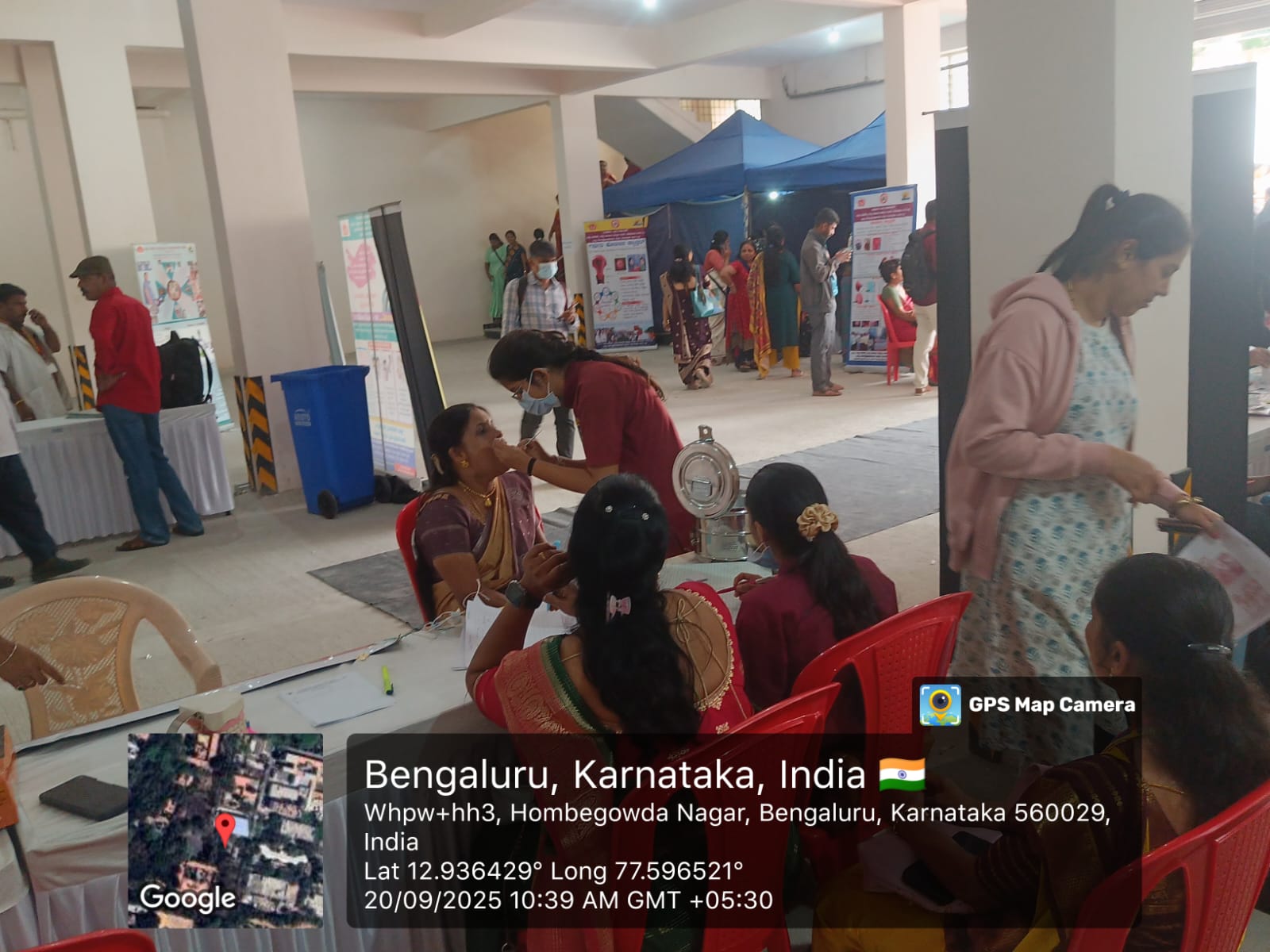 Dental camp activity at State Home For Women